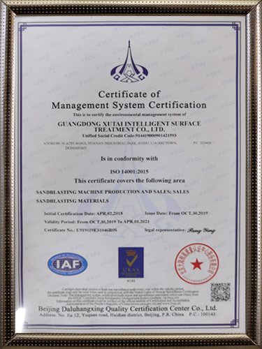 ISO-14001-2015证书(英文)