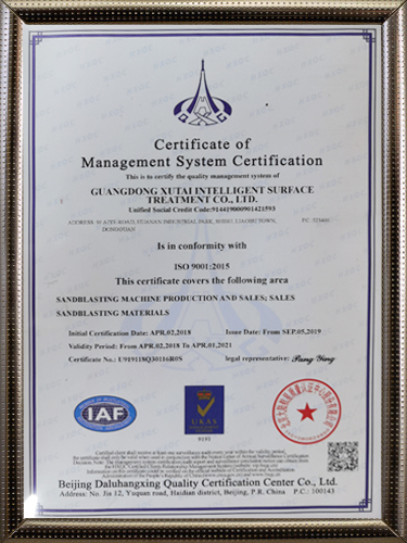 ISO-9001-2015证书（英文）